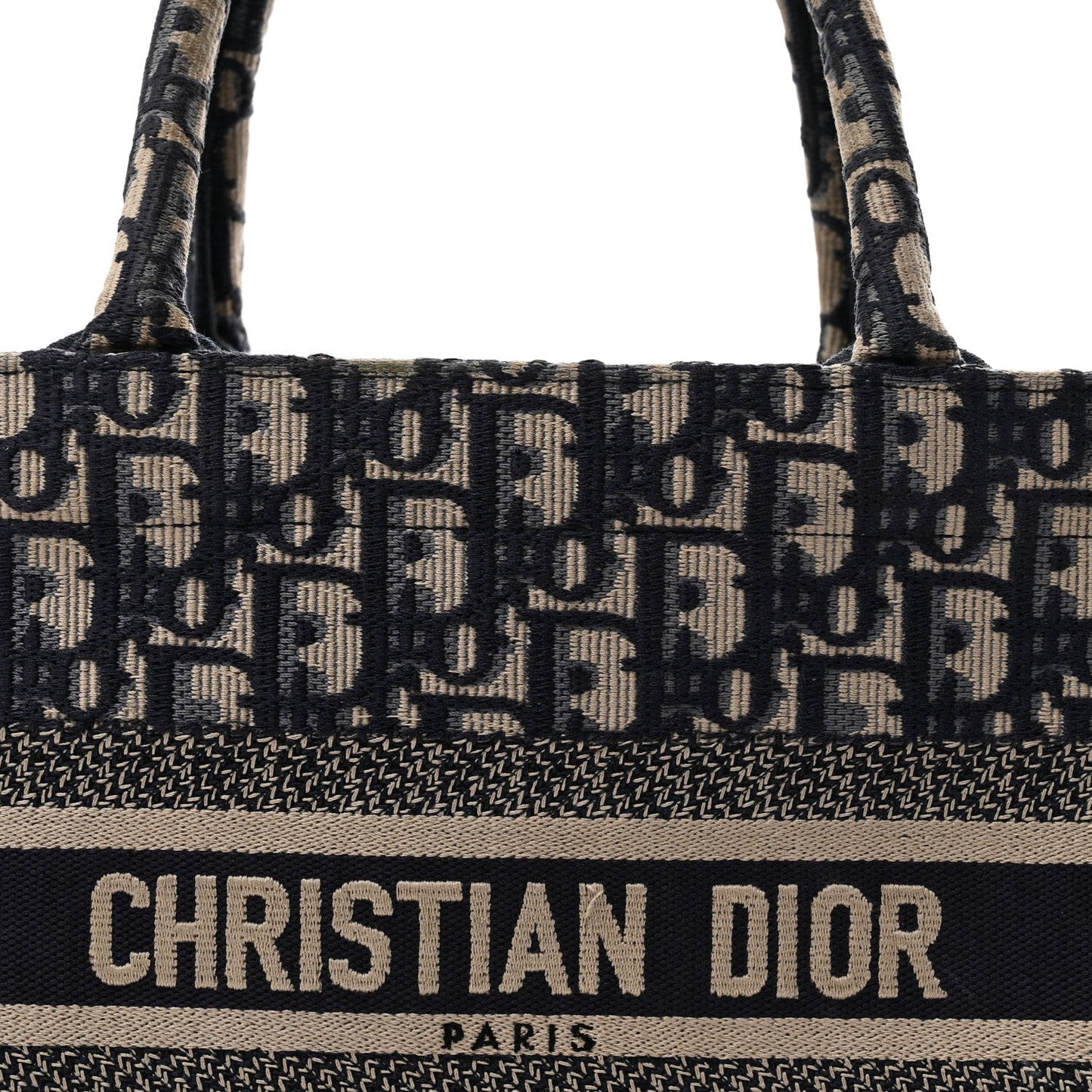 Oblique Small Book Tote Blue Multicolor