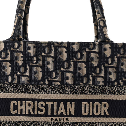 Oblique Small Book Tote Blue Multicolor