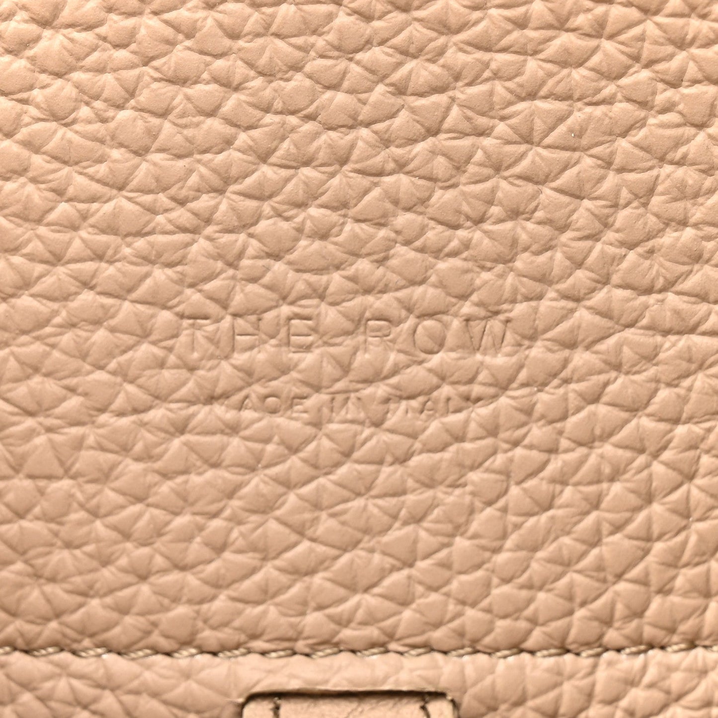 Grained Calfskin Soft Margaux 10 Bag Dark Taupe
