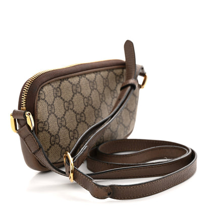 GG Supreme Monogram Web Mini Ophidia GG Bag Brown