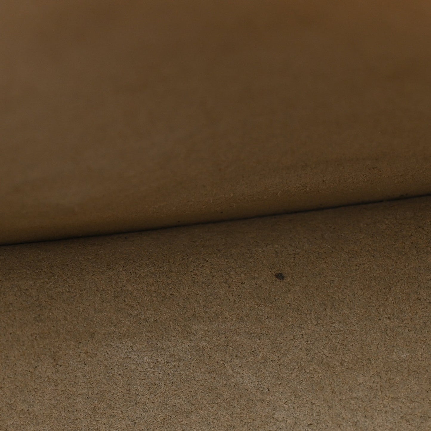 Calfskin Suede Medium Nile Bracelet Bag Caramel