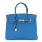 Togo BIRKIN 30 Bleu Zanzibar