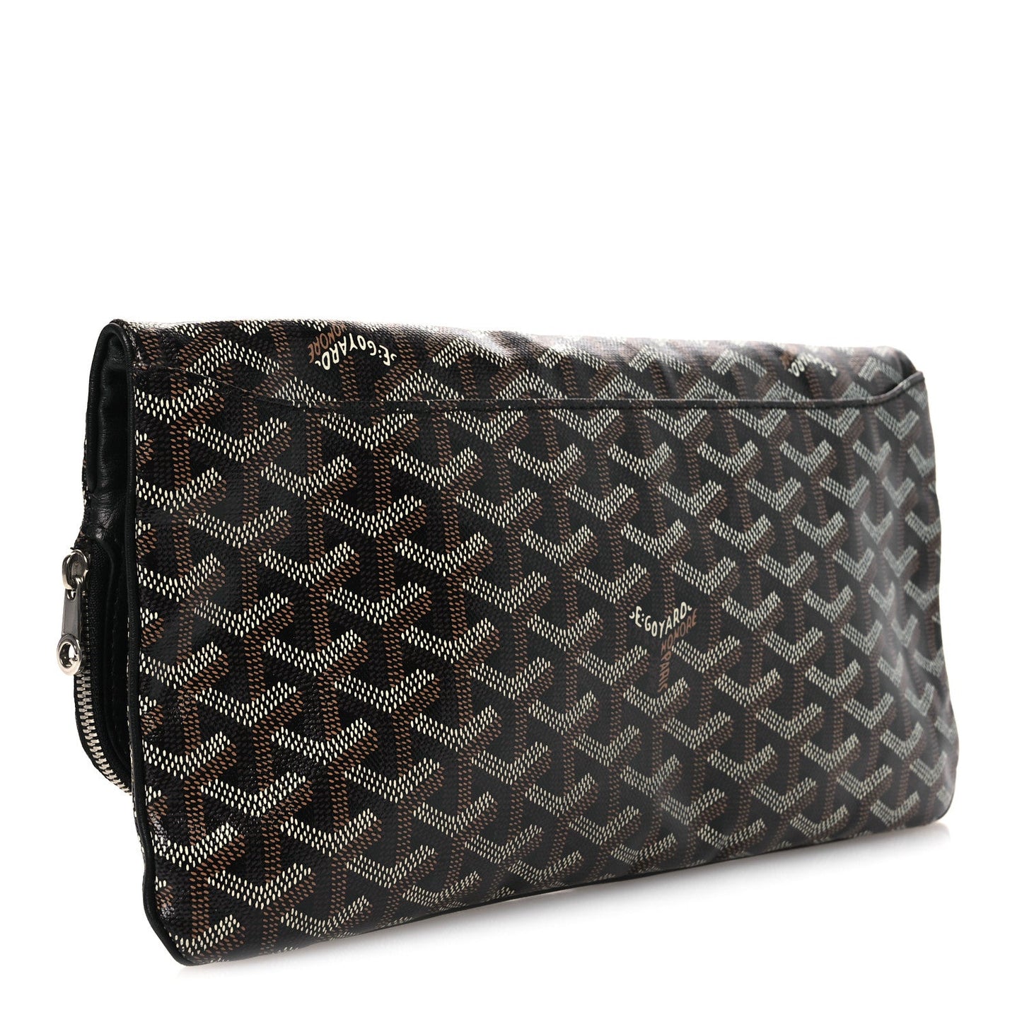 Goyardine Sainte Marie Soft Clutch Black