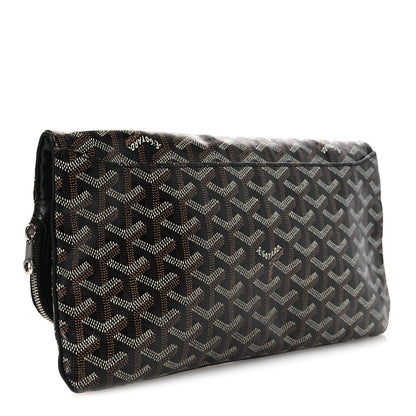 Goyardine Sainte Marie Soft Clutch Black