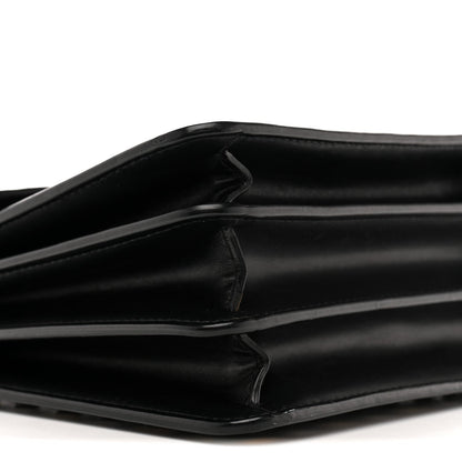 Calfskin Studded Serpenti Forever Top Handle Black
