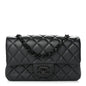 Lambskin Quilted Mini Rectangular Flap So Black