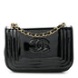Patent Mini Flap Black
