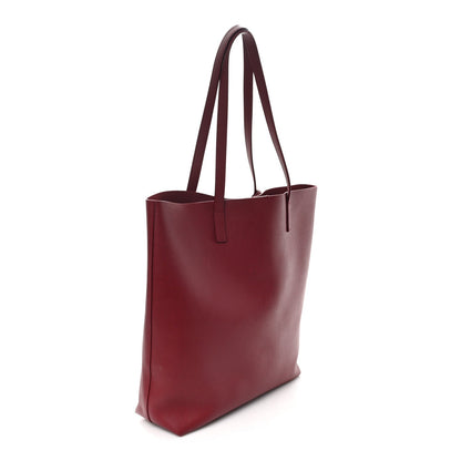 Calfskin Medium Shopping Tote Bordeaux