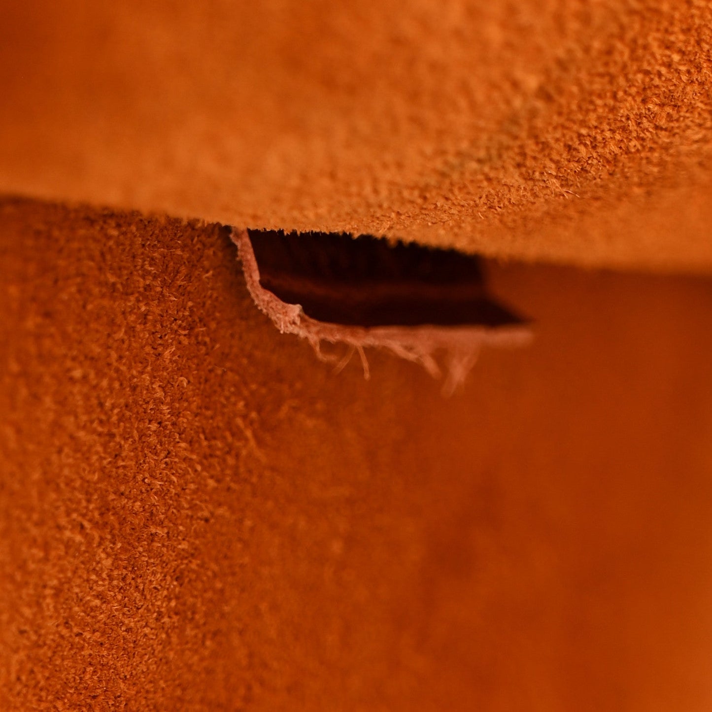 Calfskin Crocodile Embossed Small Pipe Bag Chestnut