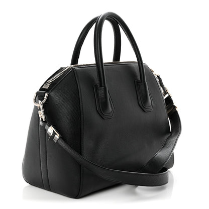 Sugar Goatskin Small Antigona Black