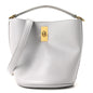 Smooth Calfskin Bucket 16 Bag Light Grey
