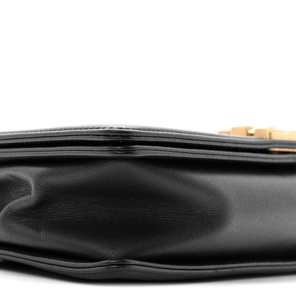 Caviar Quilted New Medium Boy Flap Black