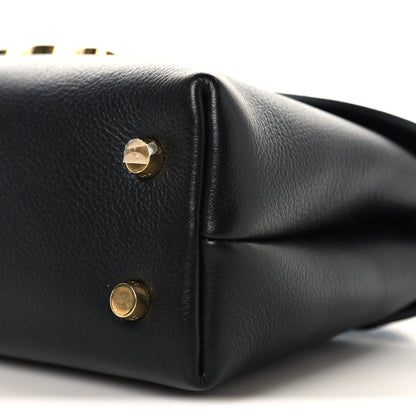 Supple Grained Calfskin Teen Nino Black