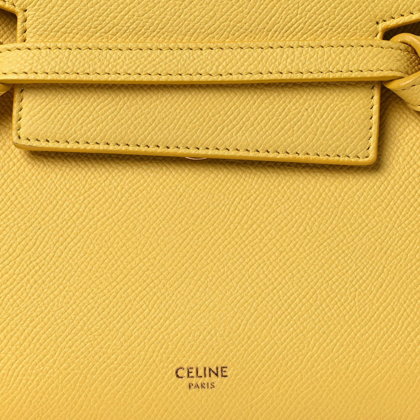 Grained Calfskin Nano Belt Bag Citrus