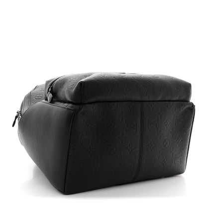 Calfskin Monogram Shadow Discovery Backpack  Black