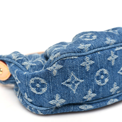 Monogram Denim Pochette Valley Blue