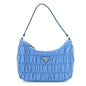 Tessuto Nylon Gaufre Shoulder Bag Pervinca