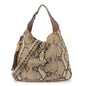 Snakeskin Large New Jackie Shoulder Bag Multicolor