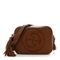Sakai Be Green Calfskin Diagonal Stitched Small Blondie Shoulder Bag Cuir