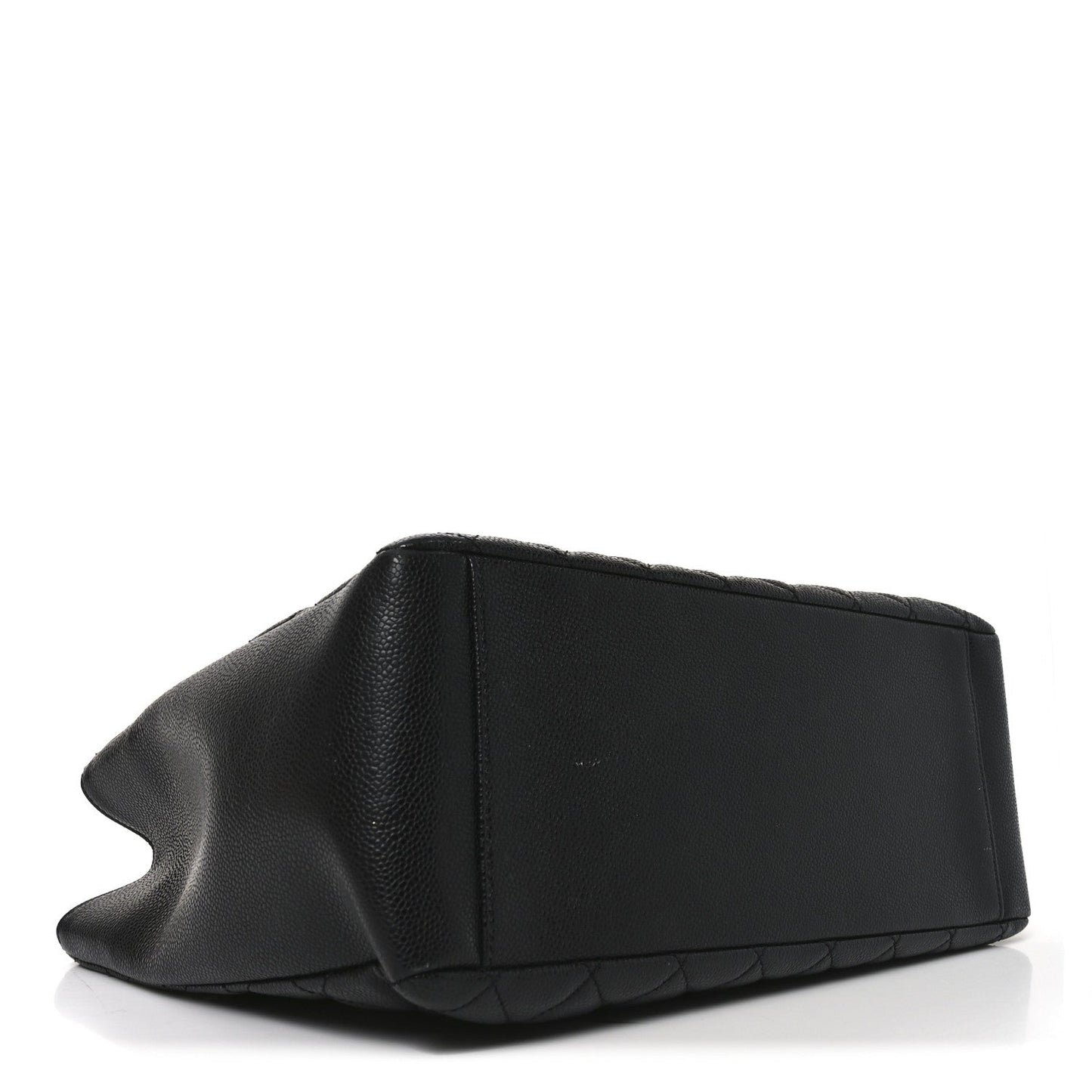 Caviar Quilted Grand Shopping Tote GST Black