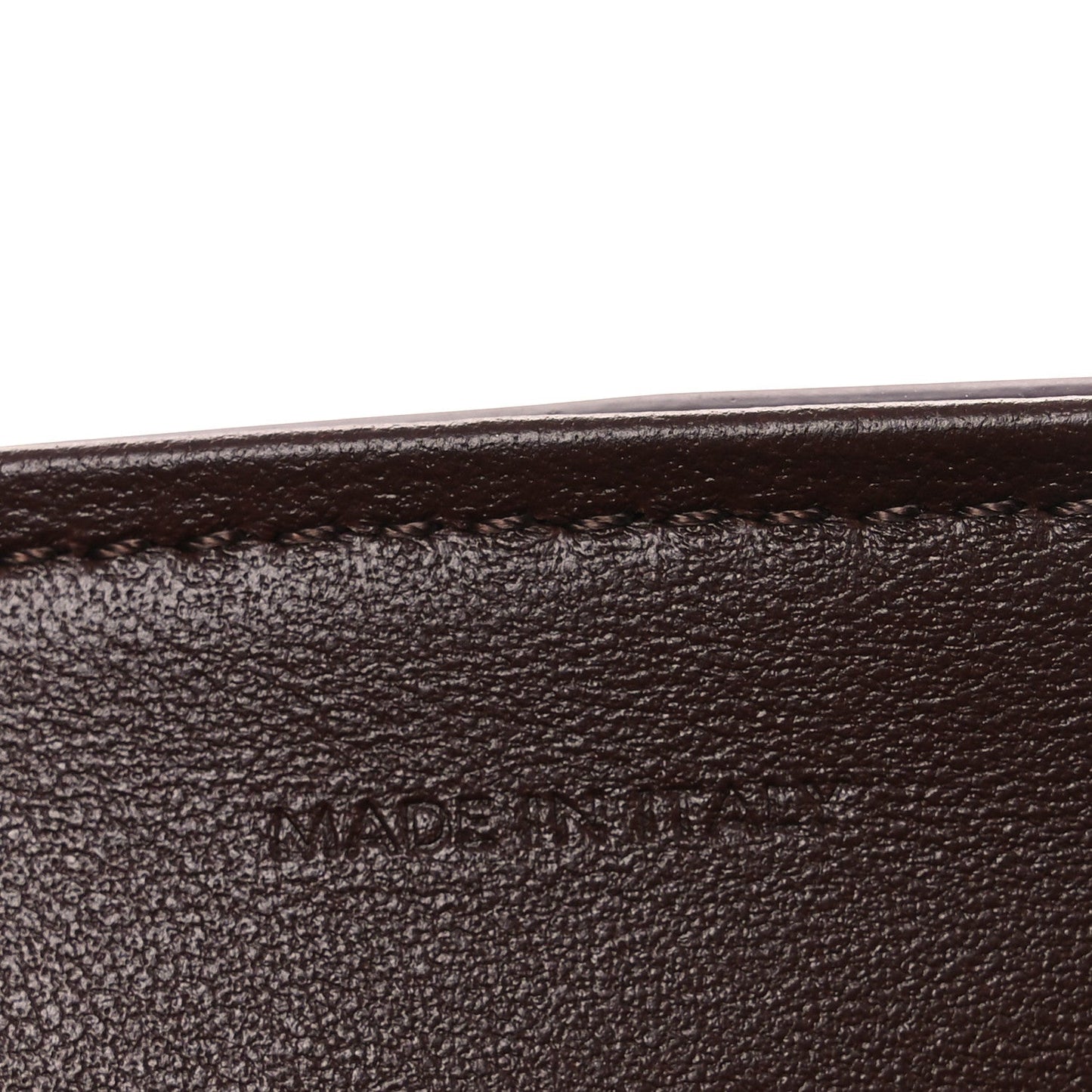Grained Nubuck Calfskin Medium Nino Chestnut