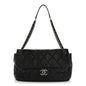 Caviar Quilted Coco Casual Flap Black