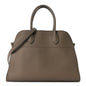 Matte Grained Calfskin Soft Margaux 12 Dark Taupe