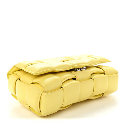 Nappa Maxi Intreccio Padded Cassette Crossbody Bag Sherbert