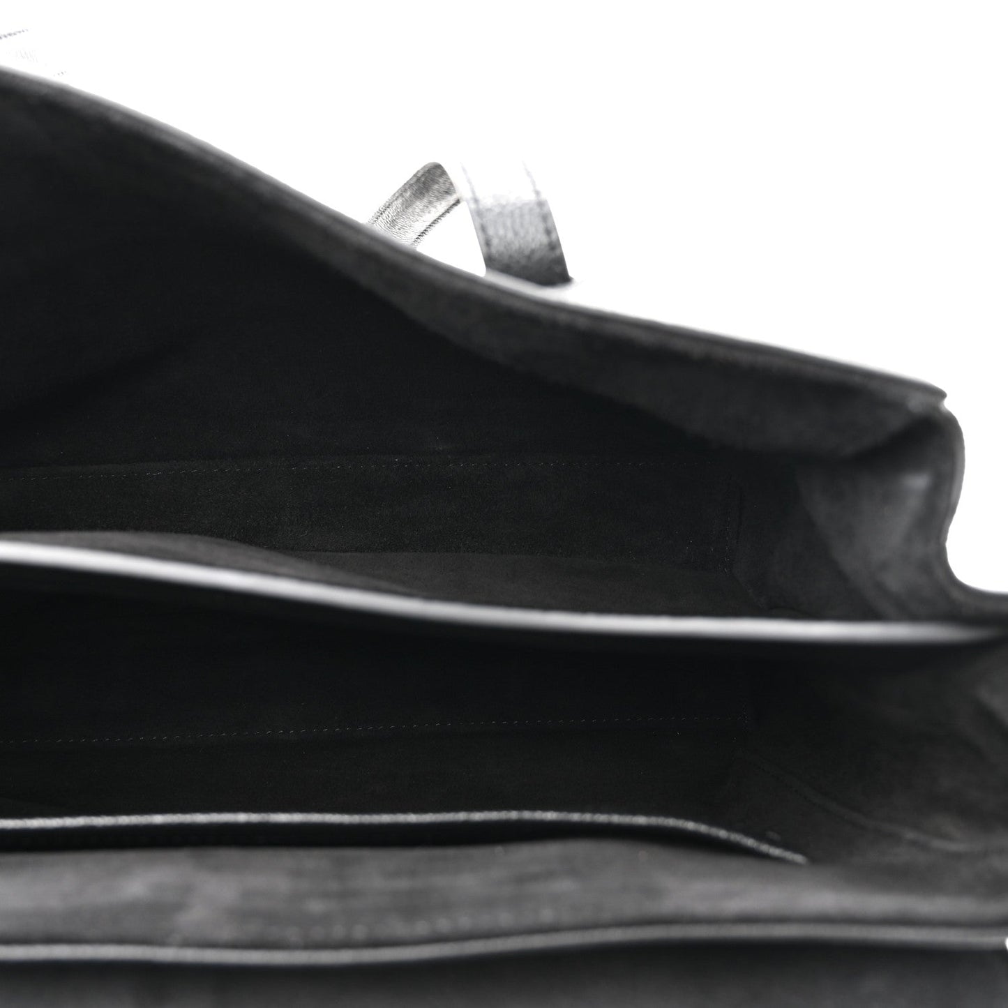 Supple Grained Calfskin Medium Soft 16 Bag Black