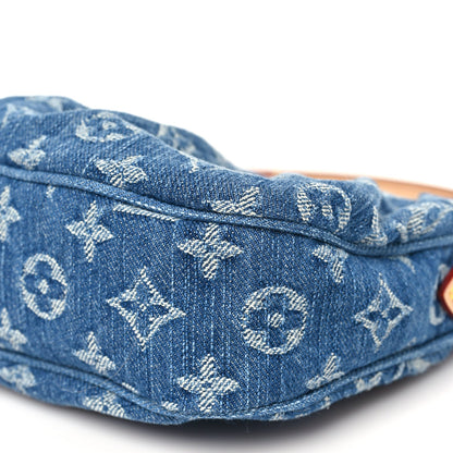 Monogram Denim Pochette Valley Blue