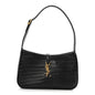 Calfskin Crocodile Embossed Le 5 A 7 Hobo Black