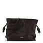 Calfskin Mini Flamenco Knot Clutch Chocolate