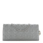 Lambskin Cannage Lady Dior Convertible Clutch Grey