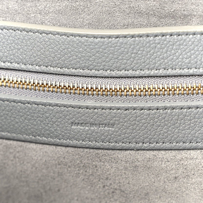 Soft Grained Calfskin Small Belt Cabas Phantom Grey
