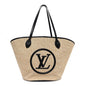 Raffia Saint Jacques Tote Black