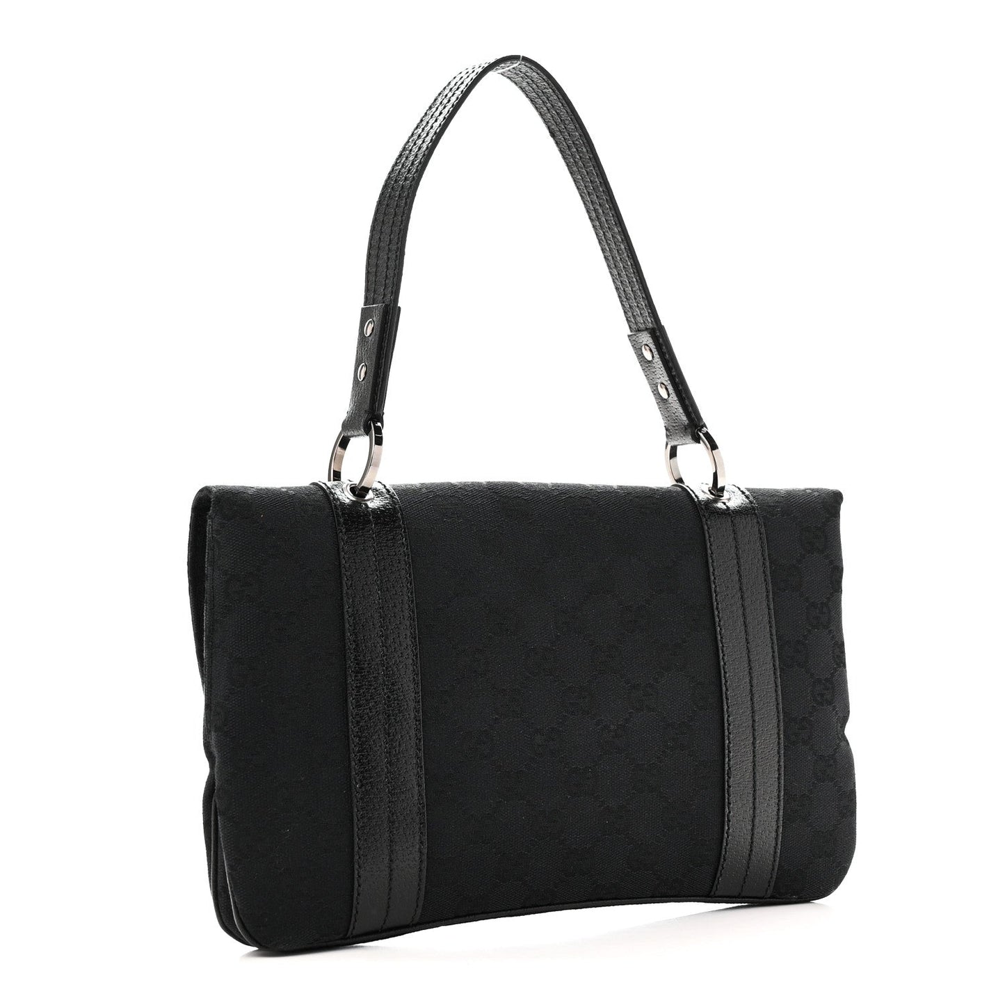 Monogram Satchel Black