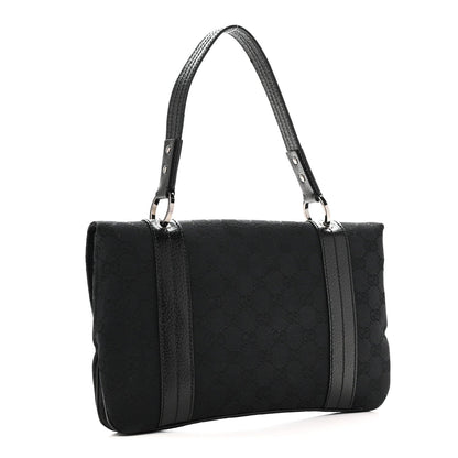 Monogram Satchel Black