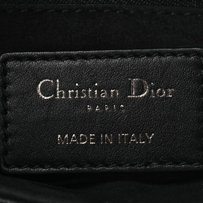 Smooth Calfskin Embroidered Mini Mosaic of Mirrors Lady Dior Black