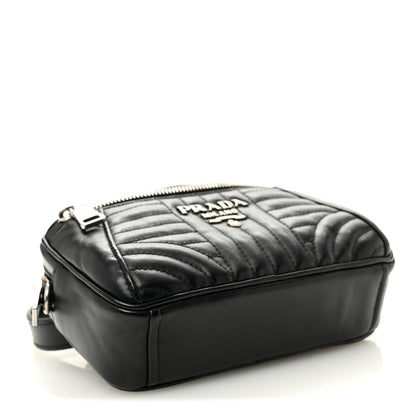 Soft Calfskin Impunture Diagramme Belt Bag Black