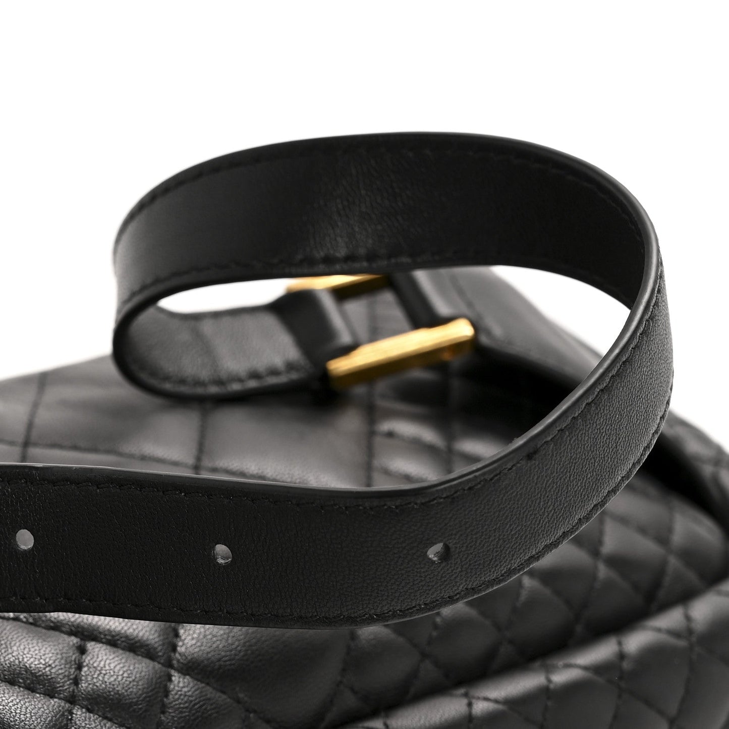 Nappa Barocco Quilted Vanitas Medea Belt Bag Black Red White
