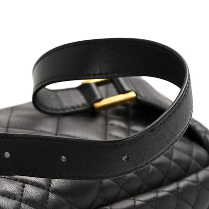 Nappa Barocco Quilted Vanitas Medea Belt Bag Black Red White