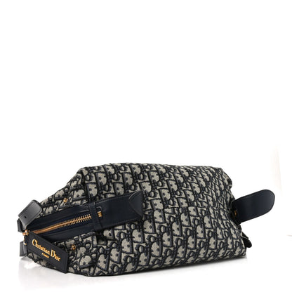 Oblique Large D-Journey Bag Blue