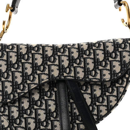 Oblique Saddle Bag Blue