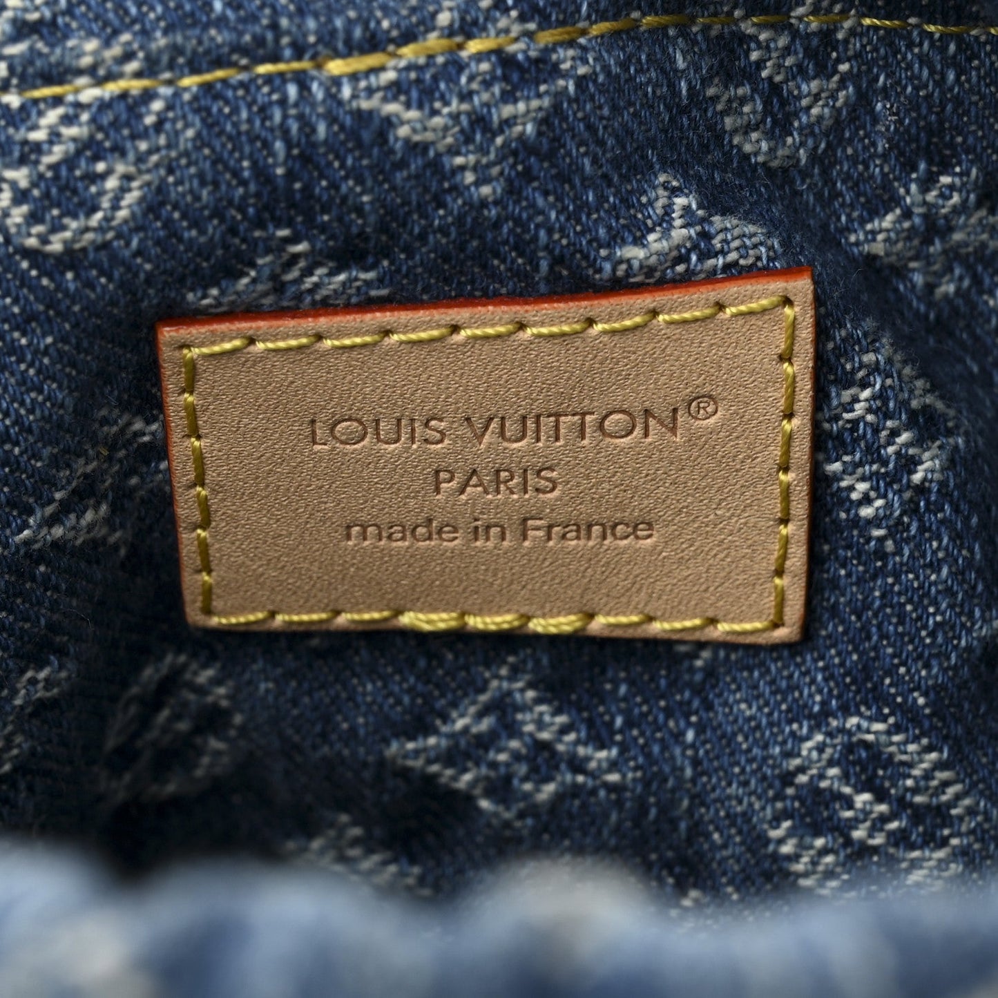 Monogram Denim Nano Noe Blue