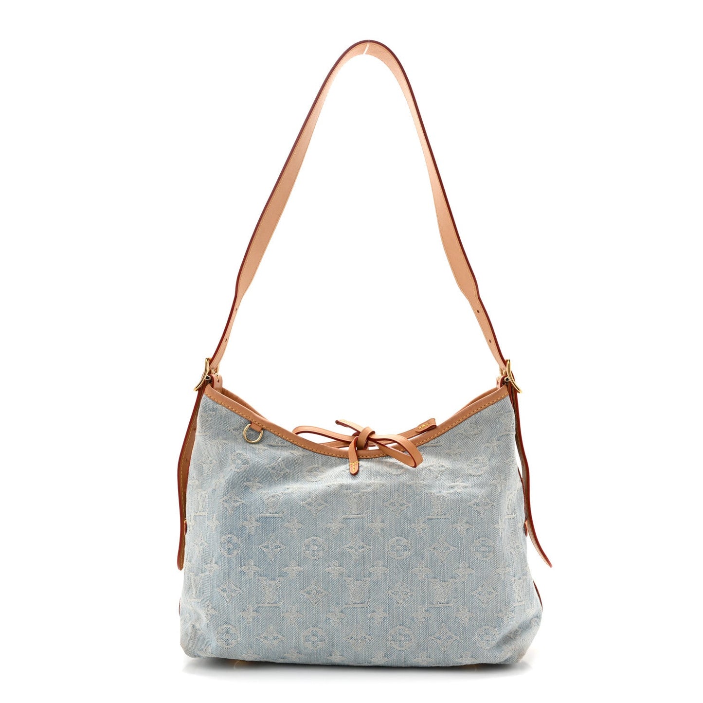 Monogram Denim CarryAll PM Sky Blue