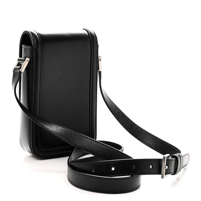 Smooth Calfskin Mini Solferino Satchel Black