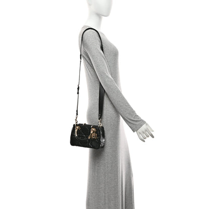Calfskin Cannage Mini The Lady 95.22 Black