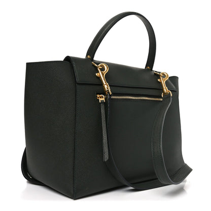 Grained Calfskin Mini Belt Bag Amazone