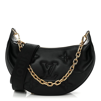 Calfskin Bubblegram Over The Moon Black