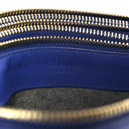 Lambskin Small Trio Crossbody Bag Indigo